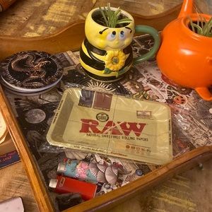 Raw tray.